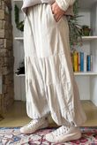 Basso Baby Cord Tiered Cuff Pant Stone